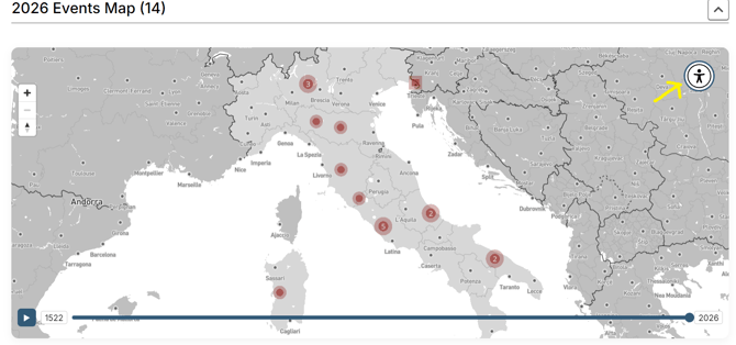 Country embedded map